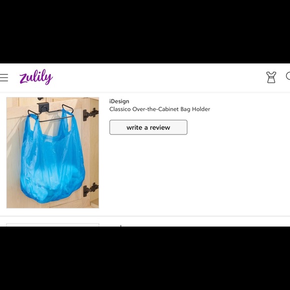 Classico over the cabinet bag holder - Picture 2 of 4